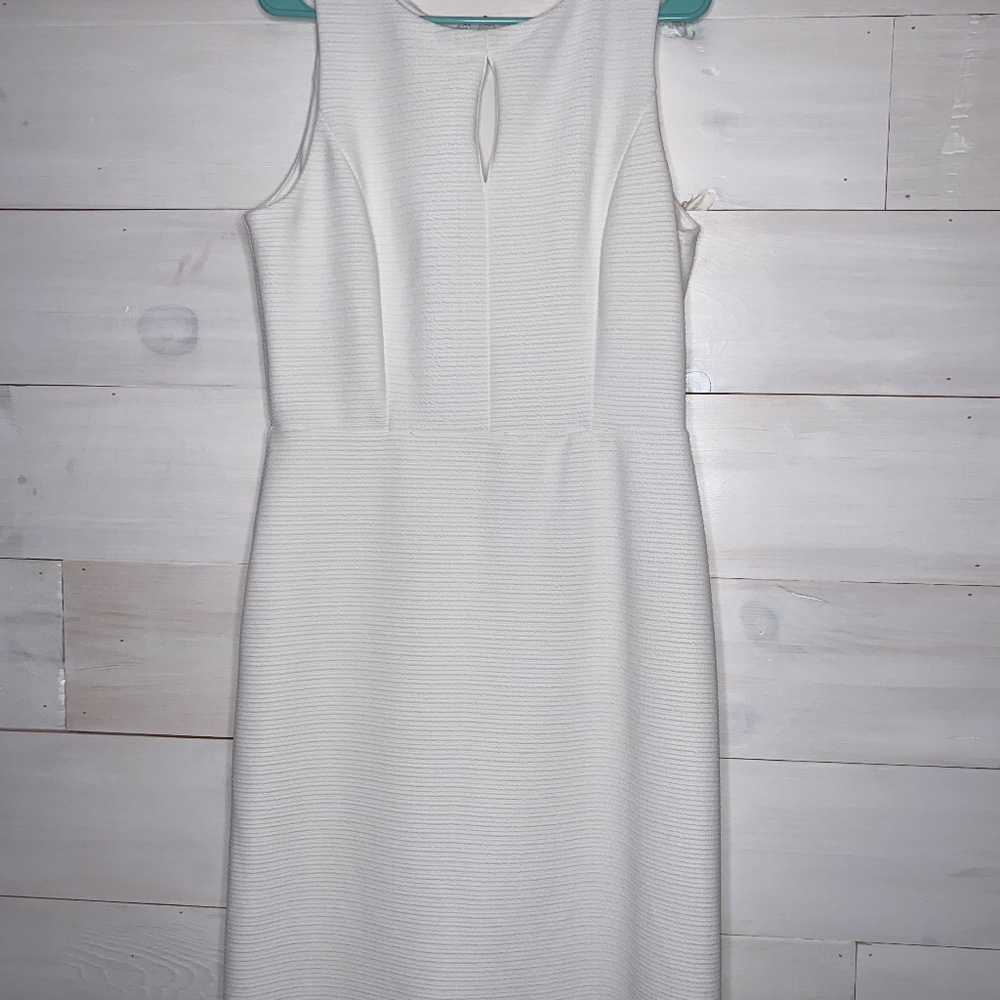 White House Black Market White Dress Size 12